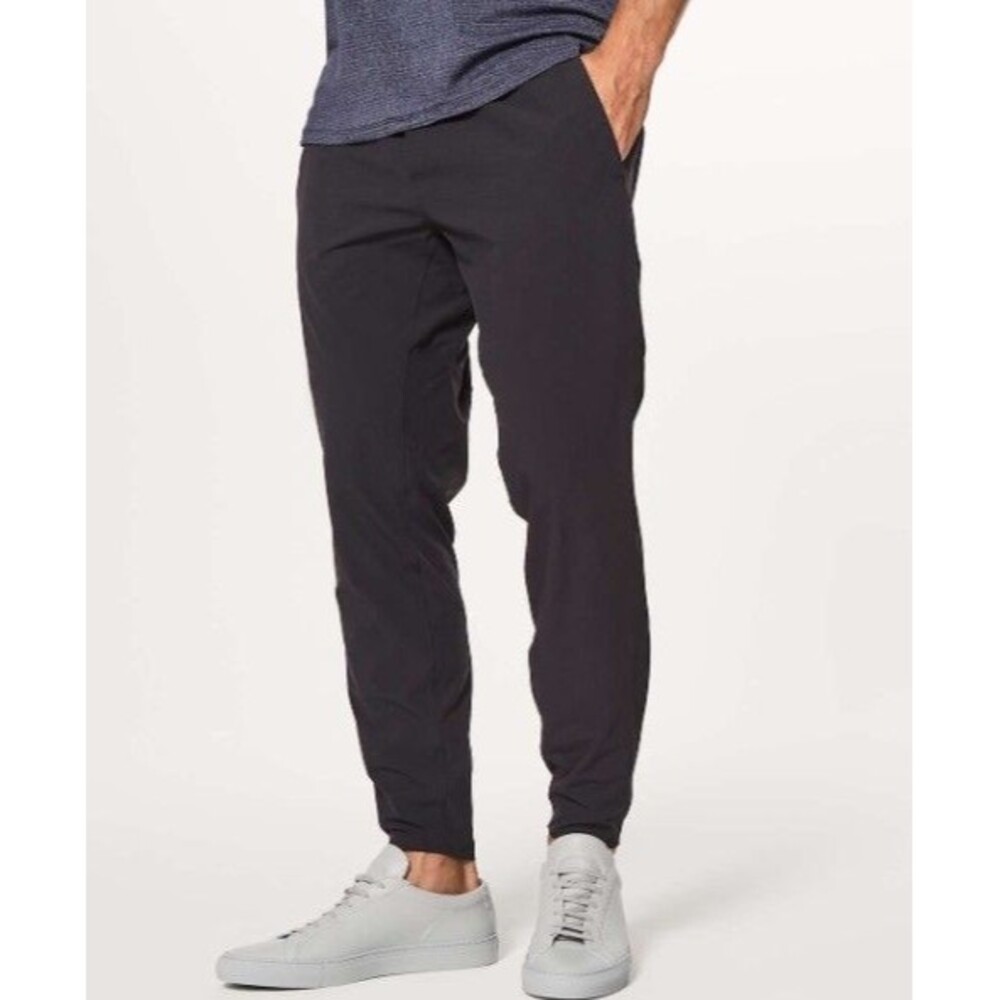 Lululemon ABC Pant Slim 32 Warpstreme Obsidian Dark Grey Mens Size 32 Descripti